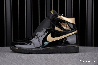 555088-032 (2020) 1 Air Jordan Gold High Metallic Black Retro 1224